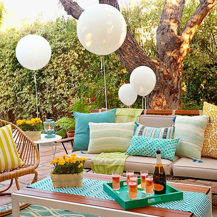 outdoor end tables and coffee tables for party