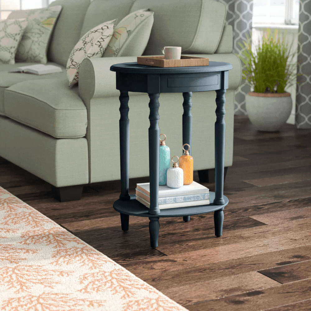 different ways to style an end table