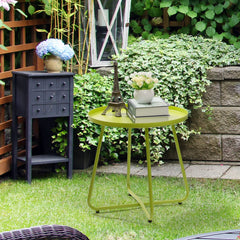 Lime green deals outdoor side table